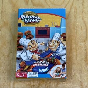 Fotorama Burger Mania Game Fast-Paced Kids Board Game Ages 6+ 2 Players